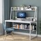 Tribesigns Computer Desk With Hutch 47 Inches Home Office Desk With Space
